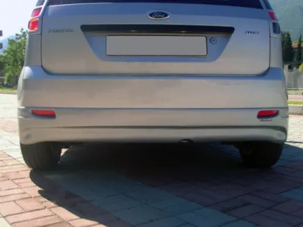 Задній бампер 2002-2005 (накладка, під фарбування) для Ford Fiesta рр — Ford Fiesta 2002-2008 гг. DianaParts