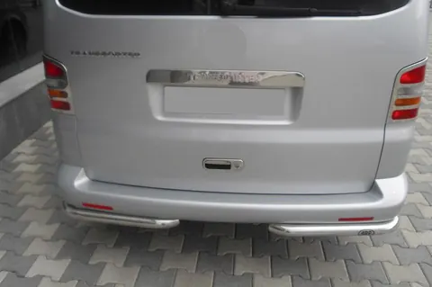 Задні куточки AK003 (2 шт., нерж) для Volkswagen T5 2010-2015 рр — Volkswagen T5 2010-2015 гг. DianaParts