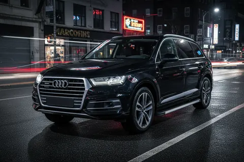 Бокові пороги Maya (2 шт., Алюміній) для Ауди Q7 2015-2026 рр — Audi Q7 2015–2026 гг. DianaParts