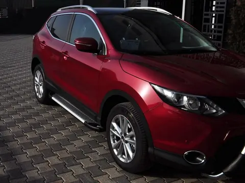 Бокові пороги Line (2 шт., алюм.) для Nissan Qashqai 2014-2021 рр — Nissan Qashqai 2014-2021 гг. DianaParts