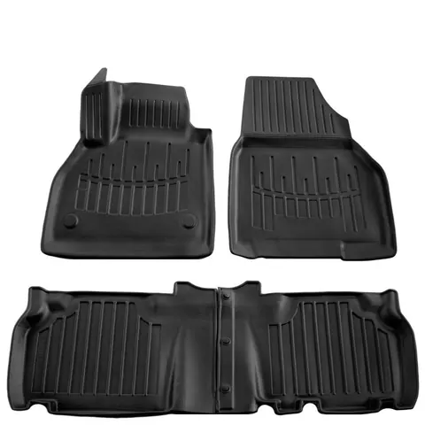 Килимки Stingray 3D (4 шт, поліуретан) для Mercedes Citan 2013-2021 рр — Mercedes Citan 2013-2021 гг. DianaParts