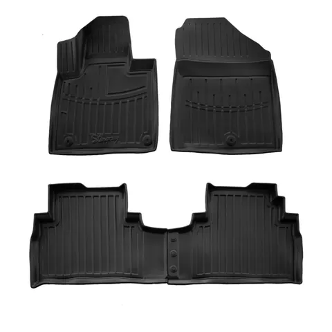 Килимки Stingray 3D (4 шт) для Kia Sorento III UM 2014-2020 рр — Kia Sorento III UM 2014-2020 гг. DianaParts