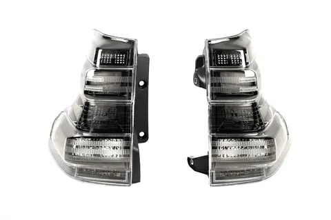 Задні ліхтарі BlackEdition (2009-2017, 2 шт) для Toyota Land Cruiser Prado 150 рр — Toyota Land Cruiser Prado 150 2009-2023 гг. DianaParts