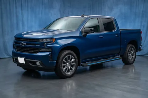 Бокові пороги Maya Blue (2 шт., алюміній) для Chevrolet Silverado 2019- рр — Chevrolet Silverado 2019- гг. DianaParts