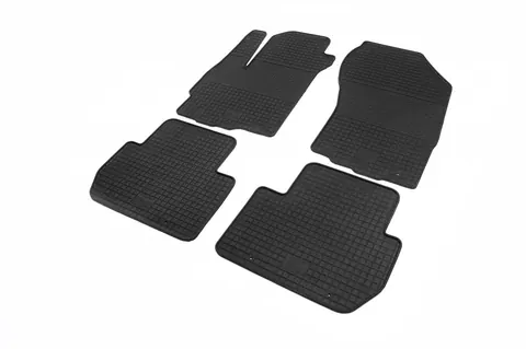 Гумові килимки (4 шт, Polytep) для Mitsubishi Outlander 2006-2012 рр — Mitsubishi Outlander 2006-2012 гг. DianaParts