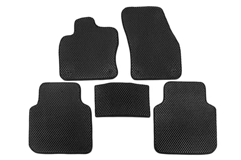 Килимки EVA (Allspase, 2 ряда, Чорний) для Volkswagen Tiguan 2016-2023 рр — Volkswagen Tiguan 2016-2023 гг. DianaParts