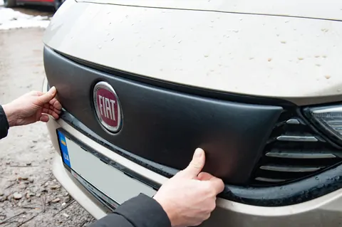 Зимова накладка на решітку Глянцева для Fiat Tipo 2016- рр — Fiat Tipo 2016- гг. DianaParts