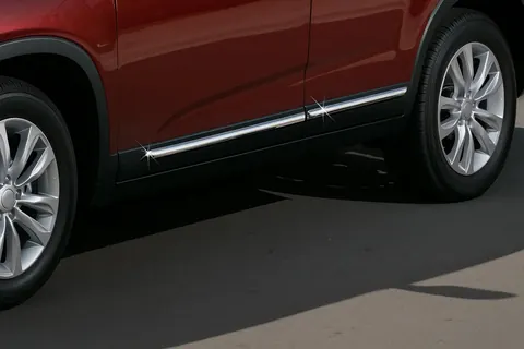 Накладки на молдинг (4 шт, нерж) для Kia Sorento II XM 2009-2014 рр — Kia Sorento II XM 2009-2014 гг. DianaParts