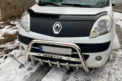 Кенгурятник WT003/004 (нерж.) без напису, 60 мм для Renault Kangoo 2008-2020 рр — Renault Kangoo 2008–2020 гг. DianaParts