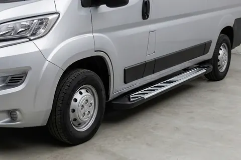 Бокові пороги Line (2 шт., алюміній) Коротка база для Peugeot Boxer 2006-2025 рр — Peugeot Boxer 2006-2025 гг. DianaParts