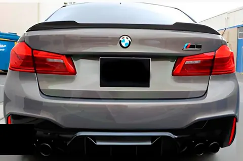 Спойлер CS-Style (чорний глянець) для BMW 5 серія G30/G31 2017-2023 рр — BMW 5 серия G30/G31 2017-2023 гг. DianaParts