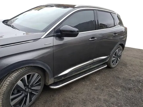 Бокові пороги Maydos V2 (2 шт, алюміній -2026 нерж) для Peugeot 3008 2016-2023 рр — Peugeot 3008 2016-2023 гг. DianaParts
