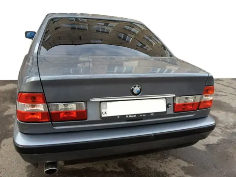Хром планка над номером (нерж.) для BMW 5 серія E34 1988-1995 рр — BMW 5 серия E34 1988-1995 гг. DianaParts