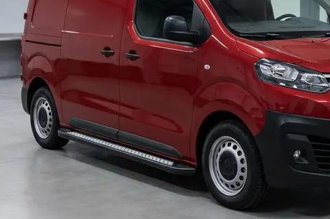 Бокові пороги Vision New Black (2 шт., Алюміній) XL - Довга база для Peugeot Traveller 2017- рр — Peugeot Traveller 2017- гг. DianaParts