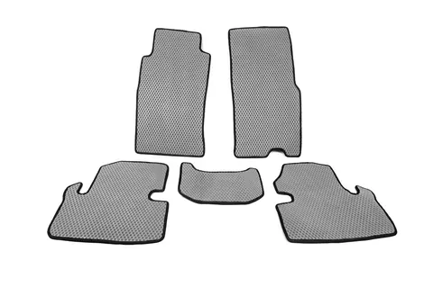 Килимки EVA (сірі) Короткий, 5 штук (передні і задні) для Nissan Patrol Y60 1988-1997 рр — Nissan Patrol Y60 1988–1997 гг. DianaParts