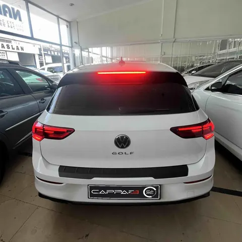 Накладка на задній бампер EuroCap (ABS) для Volkswagen Golf 8 2019- рр — Volkswagen Golf 8 2019- гг. DianaParts