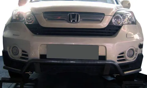 Передній захист ST016 (нерж.) для Honda CRV 2007-2011 рр — Honda CRV 2007-2011 гг. DianaParts