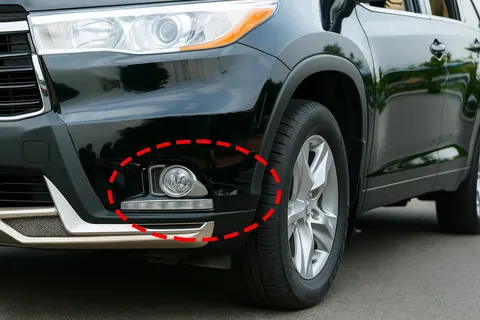 Накладки на протитуманки Libao (2013-2016 ABS) для Toyota Highlander рр — Toyota Highlander 2013-2019 гг. DianaParts