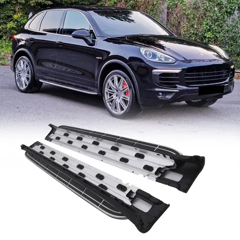 Бокові підніжки OEM (2 шт., Алюміній) для Porsche Cayenne 2010-2017 рр — Porsche Cayenne 2010-2017 гг. DianaParts