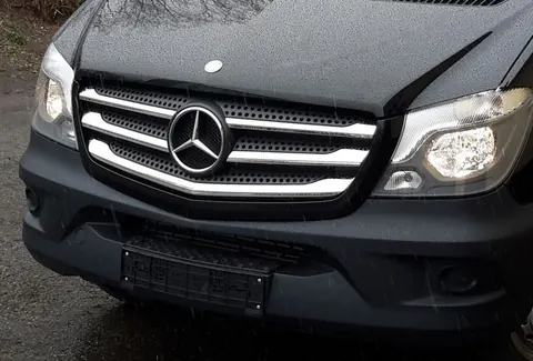 Накладки на решітку (2013-2026, нерж.) Carmos - Турецька сталь для Mercedes Sprinter W906 рр — Mercedes Sprinter W906 2006–2018 гг. DianaParts