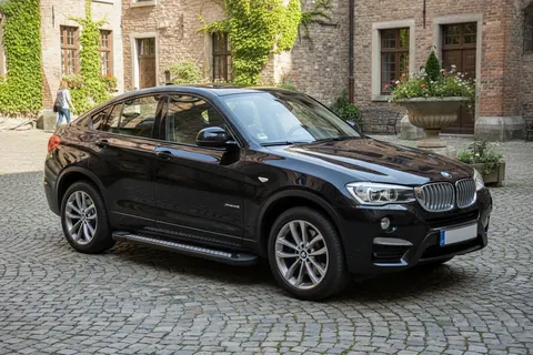 Бокові пороги Vision New Black (2 шт., Алюміній) для BMW X4 F26 2014-2018 рр — BMW X4 F26 2014-2018 гг. DianaParts