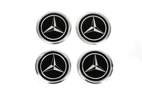 Наклейки на ковпачки V1 60мм (4шт) для Mercedes-Benz — Mercedes-Benz DianaParts