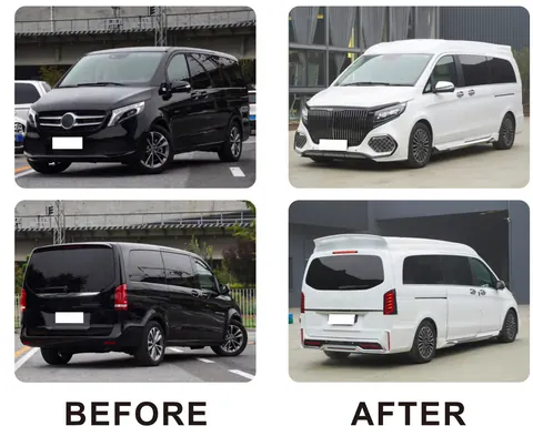 Комплект обвісу (Maybach Type-2024, з капотом) для Mercedes Vito/V-class W447 2014- рр — Mercedes Vito/V-class W447 2014- гг. DianaParts