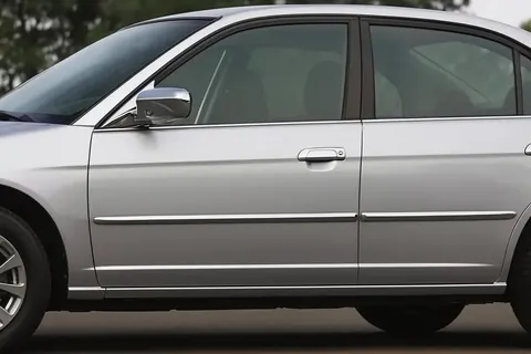 Накладки на ручки (8 шт, нерж) для Honda Civic Sedan VII 2001-2006 рр — Honda Civic Sedan VII 2001-2006 гг. DianaParts