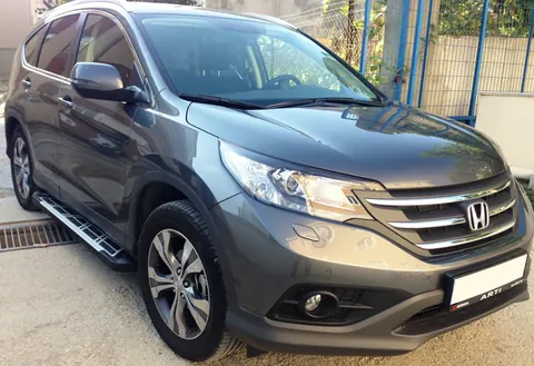 Бокові пороги Sunrise (2 шт., Алюміній) для Honda CRV 2012-2016 рр — Honda CRV 2012-2016 гг. DianaParts