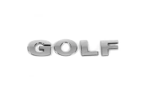 Напис Golf (під оригінал) для Volkswagen Golf 5 2003-2009 рр — Volkswagen Golf 5 2003-2009 гг. DianaParts