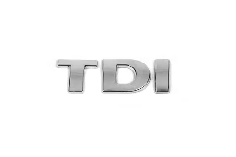Напис Tdi Під оригінал, Всі букви хром для Volkswagen Caddy 2004-2010 рр — Volkswagen Caddy 2004-2010 гг. DianaParts