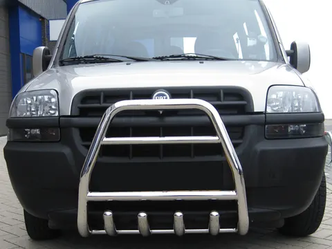 Передня дуга QT007 (нерж.) для Fiat Doblo I 2001-2005 рр — Fiat Doblo I 2001-2005 гг. DianaParts