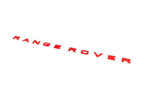 Напис червоний (тип-5) для LandRover Range Rover — LandRover Range Rover DianaParts