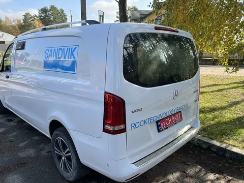 Рейлінги Хром DDU (пласт. ніжки) Коротка база (SHORT) для Mercedes Vito/V-class W447 2014- рр — Mercedes Vito/V-class W447 2014- гг. DianaParts