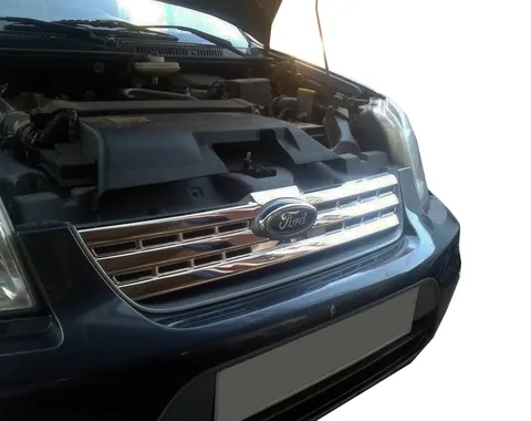 Накладки на передню решітку (нерж.) OmsaLine - Італійська нержавійка для Ford Connect 2010-2013 рр — Ford Connect 2010-2013 гг. DianaParts