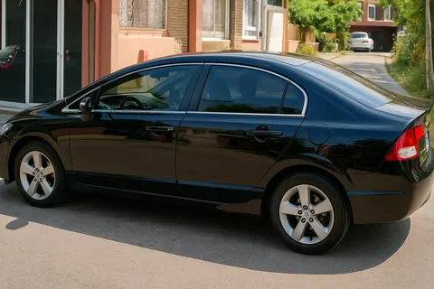 Повна окантовка вікон (12 шт., нерж.) для Honda Civic Sedan VIII 2006-2011 рр — Honda Civic Sedan VIII 2006-2011 гг. DianaParts