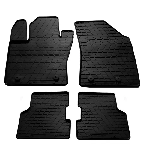 Гумові килимки (4 шт, Stingray Premium) для Jeep Compass 2016- рр — Jeep Compass 2016- гг. DianaParts