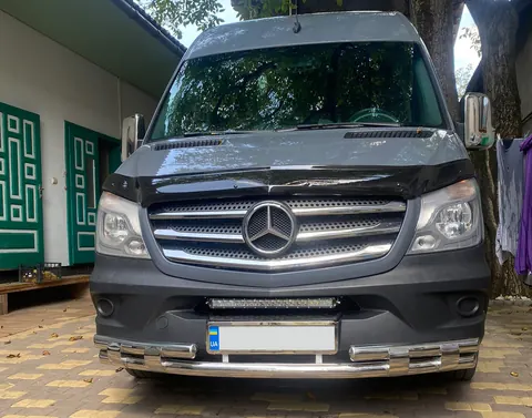 Передня нижня дуга Shark (нерж.) 2006-2013 для Mercedes Sprinter W906 рр — Mercedes Sprinter W906 2006–2018 гг. DianaParts