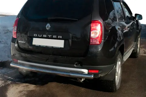 Задня дуга пряма (нерж.) для Dacia Duster 2008-2018 рр — Dacia Duster 2008-2018 гг. DianaParts