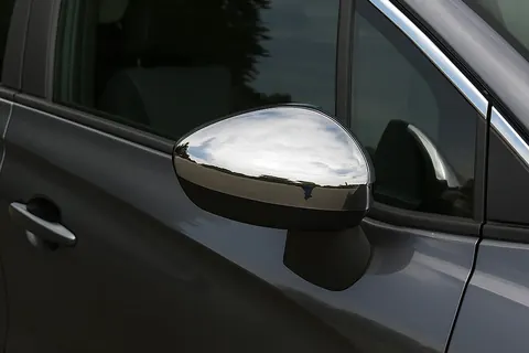 Накладки на дзеркала (2 шт., Нерж.) OmsaLine - Італійська нержавійка для Citroen C-4 Picasso 2013-2022 рр — Citroen C-4 Picasso 2013–2022 гг. DianaParts