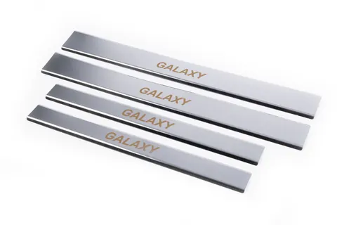 Накладки на пороги Carmos (4 шт, нерж) для Ford Galaxy 1995-2006 рр — Ford Galaxy 1995-2006 гг. DianaParts