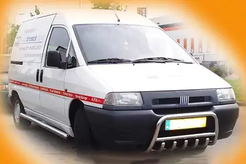 Кенгурятник WT003 (нерж) для Peugeot Expert 1995-2007 рр — Peugeot Expert 1995-2007 гг. DianaParts
