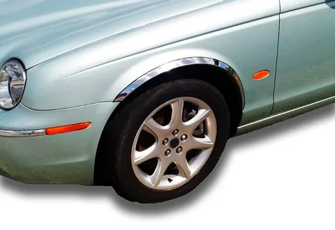 Накладки на арки (4 шт, нерж) для Jaguar X-Type 2001-2009 рр — Jaguar X-Type 2001-2009 гг. DianaParts