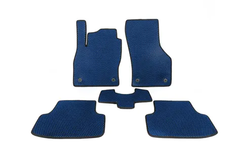 Килимки EVA для Golf 7 (Синій) для Volkswagen Golf 7/E-Golf 2012-2020 рр — Volkswagen Golf 7/E-Golf 2012-2020 гг. DianaParts