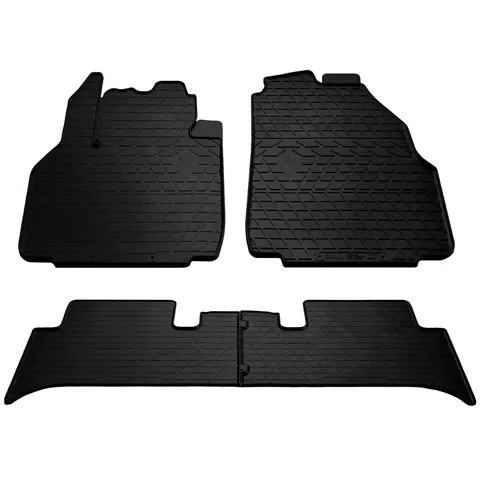 Гумові килимки (4 шт, Stingray Premium) для Renault Scenic/Grand 2003-2009 рр — Renault Scenic/Grand 2003-2009 гг. DianaParts