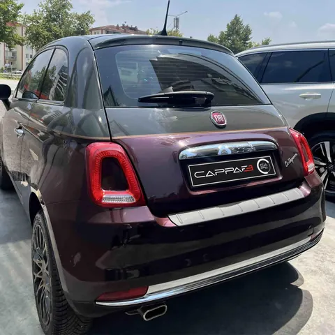 Накладка на задній бампер EuroCap (ABS) для Fiat 500/500L 2013-2022 рр — Fiat 500/500L 2013-2022 гг. DianaParts
