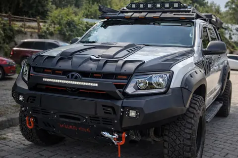 Комплект накладок на капот DRAGON (3 шт) для Volkswagen Amarok 2010-2022 рр — Volkswagen Amarok 2010-2022 гг. DianaParts
