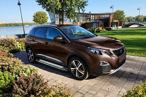 Бокові пороги Rainbow (2 шт., алюміній) для Peugeot 3008 2016-2023 рр — Peugeot 3008 2016-2023 гг. DianaParts