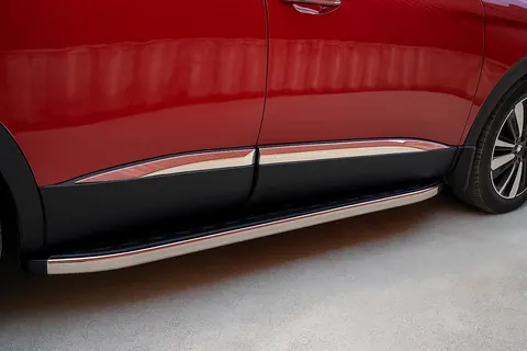Молдинг дверний (4 шт, нерж) OmsaLine - Італійська нержавійка для Peugeot 3008 2016-2023 рр — Peugeot 3008 2016-2023 гг. DianaParts