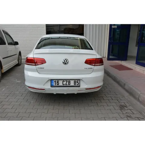 Задній дифузор (під фарбування) для Volkswagen Passat B8 2015-2023 рр — Volkswagen Passat B8 2015-2023 гг. DianaParts